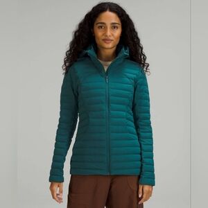 Lululemon Pack It Down Jacket Green Jasper Sz 12